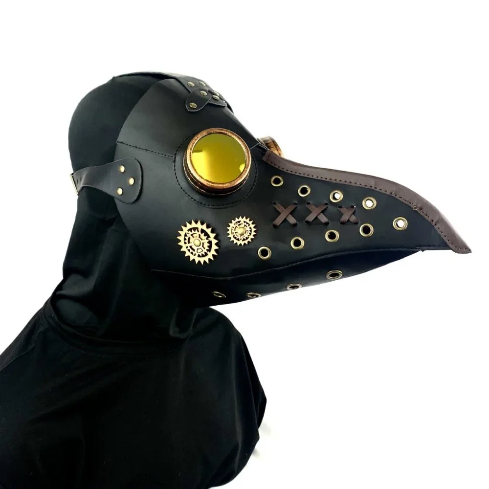 Steampunk Plague Doctor Mask, Long Nose Halloween Masquerade Party Masks